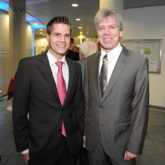 Foto mit Prof. Turau (rechts) und Christian Renner